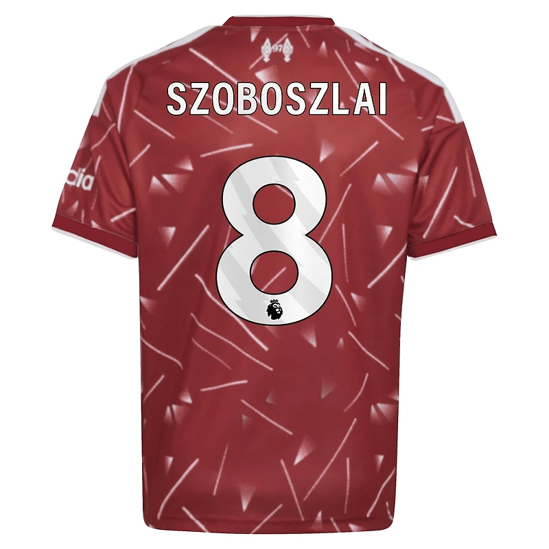 Maillot adidas Dominik Szoboszlai rouge Liverpool 2026/27 domicile réplique pour enfant