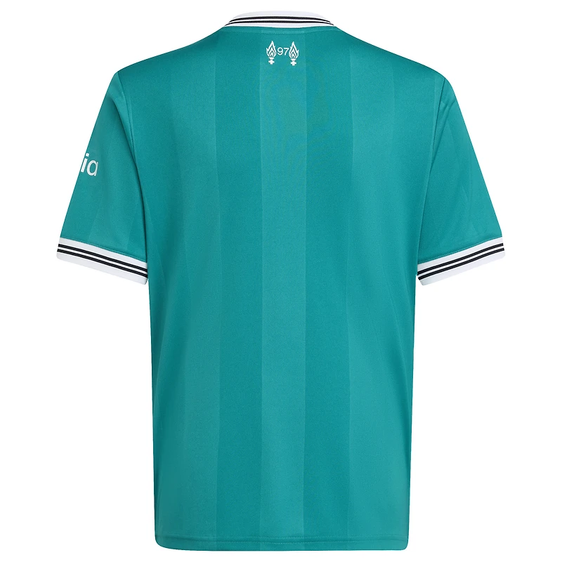 Maillot réplique vert adidas Liverpool 2025/26 pour jeunes
