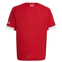 Youth adidas  Red Liverpool 2025/26 Home Replica Jersey