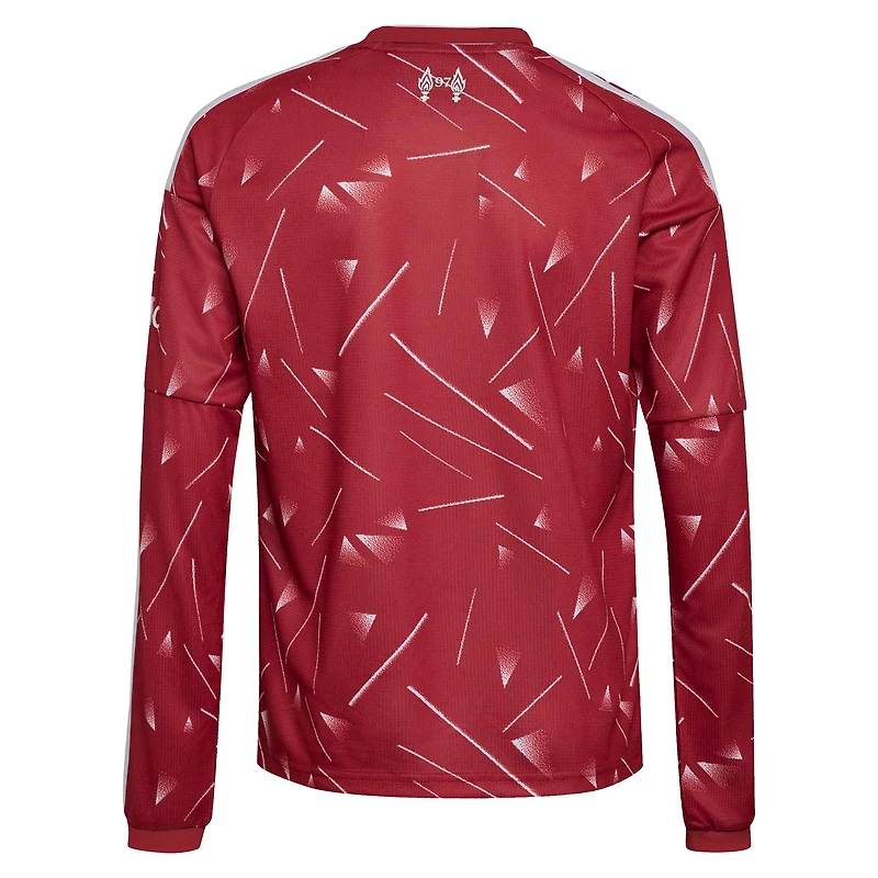 Youth adidas Red Liverpool 2026/27 Home Replica Long Sleeve Jersey