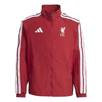 Youth adidas  Red Liverpool 2026 Full-Zip Anthem Jacket