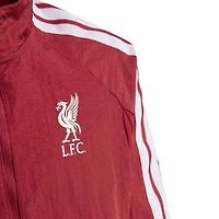Youth adidas  Red Liverpool 2026 Full-Zip Anthem Jacket