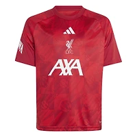 Youth adidas  Red Liverpool 2026 Home Pre-Match Top
