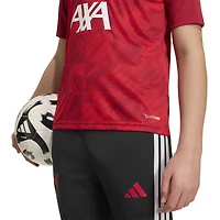 Youth adidas  Red Liverpool 2026 Home Pre-Match Top