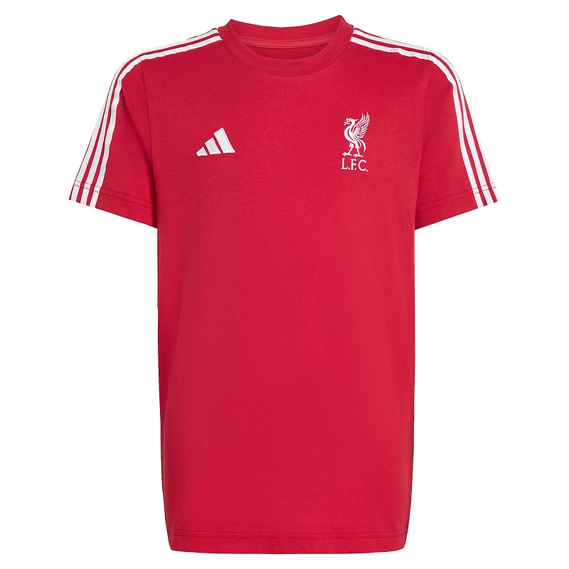 T-shirt graphique adidas rouge Liverpool DNA pour jeune