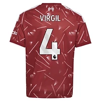 Maillot réplique domicile rouge Liverpool 2026/27 adidas Virgil van Dijk pour enfant
