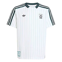 Maillot adidas blanc Liverpool Terrace Icons Fashion pour jeunes
