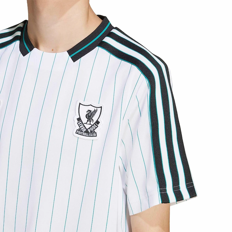Maillot adidas blanc Liverpool Terrace Icons Fashion pour jeunes