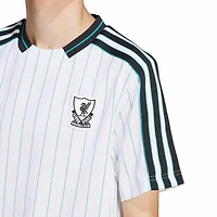 Maillot adidas blanc Liverpool Terrace Icons Fashion pour jeunes