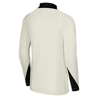 Youth Nike  Cream Liverpool 2024/25 Strike Drill Performance Quarter-Zip Pullover Top