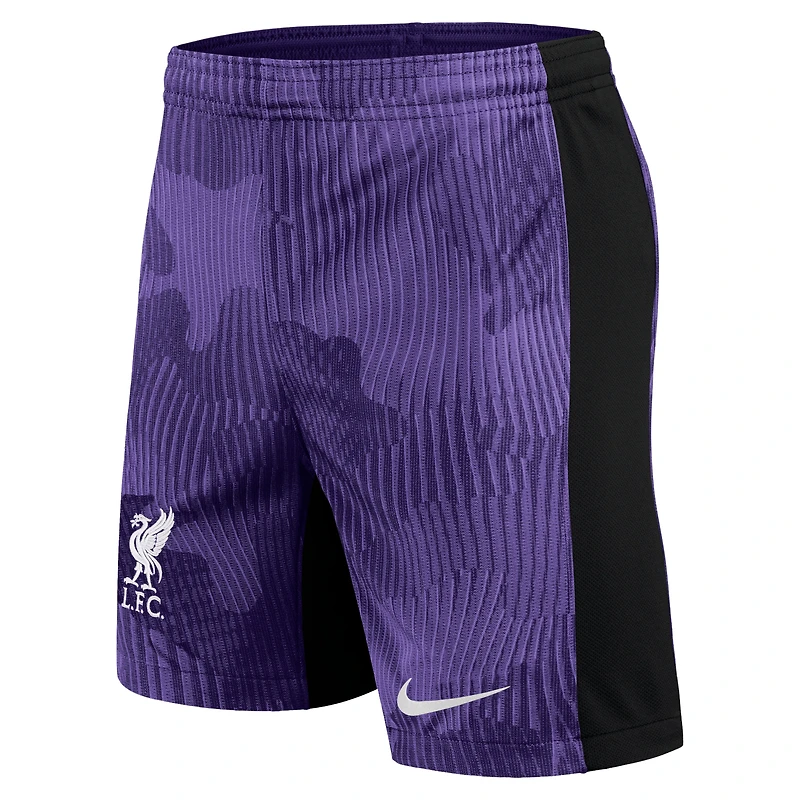 Short de performance pour enfant Nike Liverpool 2023/24 Third Stadium violet