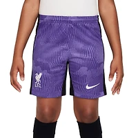 Short de performance pour enfant Nike Liverpool 2023/24 Third Stadium violet