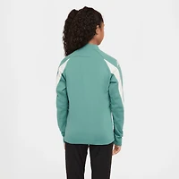 Haut Nike Teal Liverpool 2024/25 Academy Drill à fermeture éclair quart de tour pour jeune