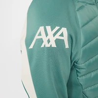Haut Nike Teal Liverpool 2024/25 Academy Drill à fermeture éclair quart de tour pour jeune