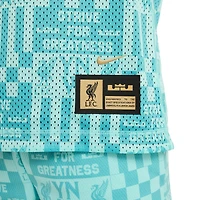Youth Nike  Teal Liverpool x LeBron James Collection 2023/24 Reversible Basketball Jersey