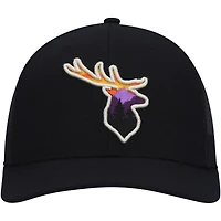 Men's Local Crowns Black Deer Animal Collection Forest Views Trucker Snapback Hat