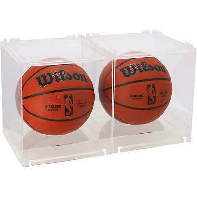 Vitrines de basket-ball empilables et pliables en acrylique pour deux