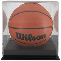 Vitrine de basket-ball à base noire et dos miroir avec finition mate