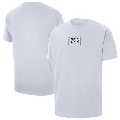 T-shirt oversize Nike NBA Events All World Hoops Max90 pour homme blanc