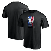 Men's  Black NBA Logo Midnight Mascot T-Shirt