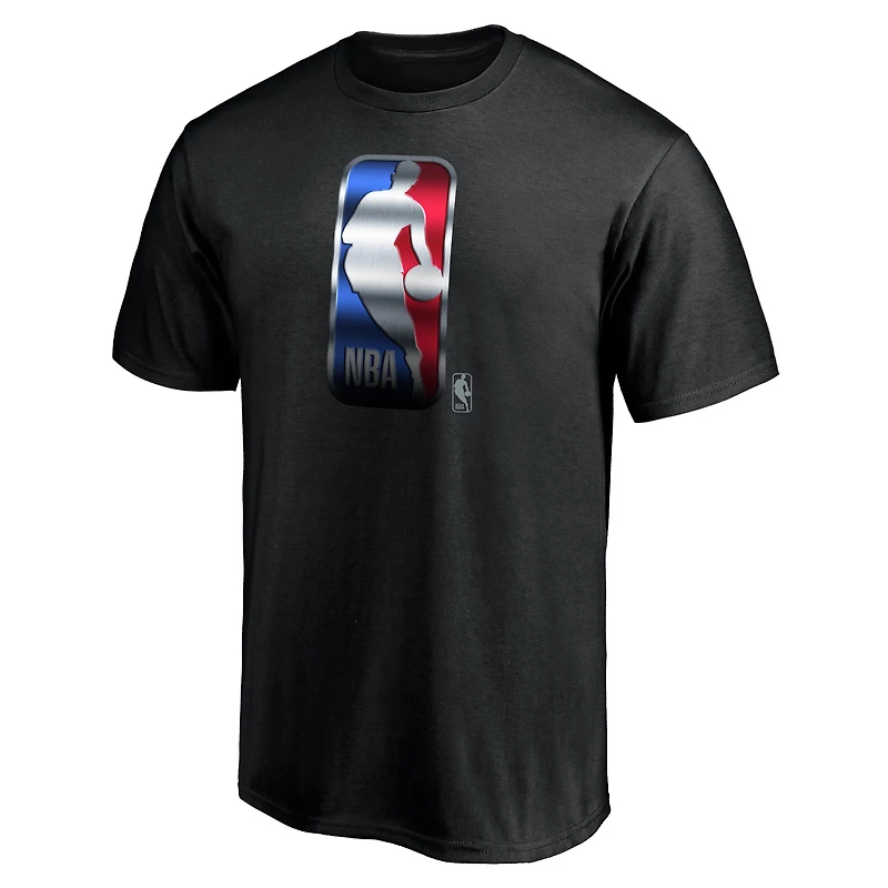 Men's Black NBA Logo Midnight Mascot T-Shirt