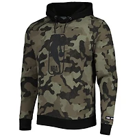 Sweat à capuche Hugo Boss Olive NBA Camo pour homme