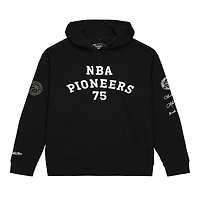 Men's Mitchell & Ness Black 75th Anniversary NBA Pioneers Hoodie