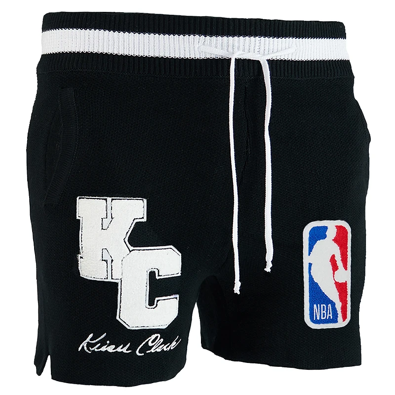 Men's NBA x Keiser Clark Black/White No Caller ID Knit Shorts