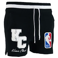 Men's NBA x Keiser Clark Black/White No Caller ID Knit Shorts