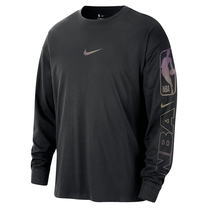 Men's Nike Black NBA Team 31 Max90 Long Sleeve T-Shirt