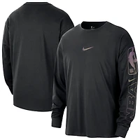 T-shirt à manches longues Nike NBA Team 31 Max90 noir pour homme
