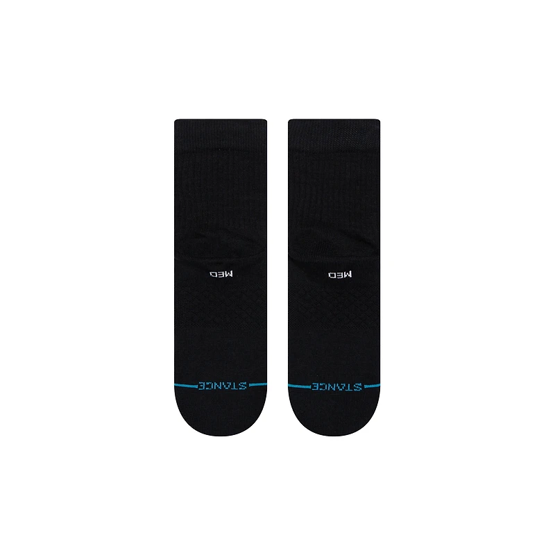 Men's Stance Black NBA Logoman Quarter Socks