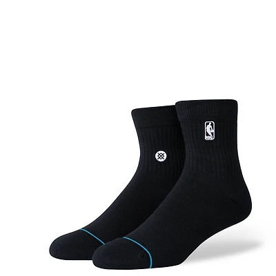 Chaussettes mi-mollet Stance noires avec logo NBA pour homme