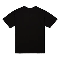 Unisex Mitchell & Ness Anthony Edwards Black NBA Real Big Face Player T-Shirt