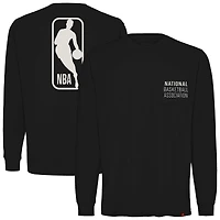 T-shirt unisexe Sportiqe noir NBA Pays de Galles à manches longues