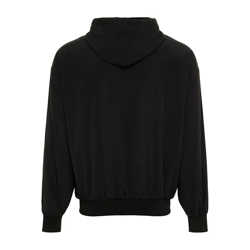 Sweat à capuche unisexe Sportiqe noir NBA Winfield en polaire quart de zip