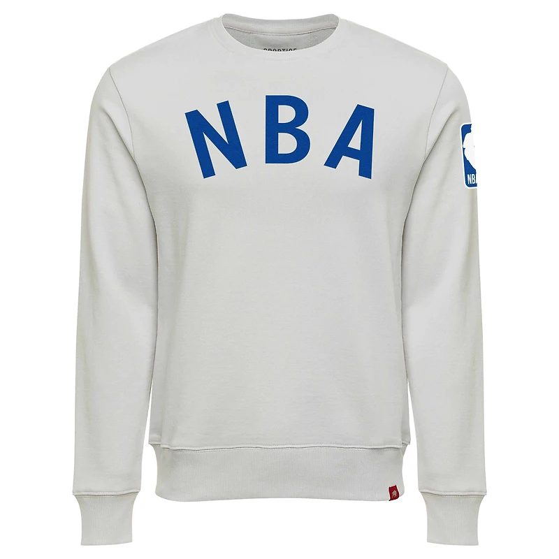 Sweat-shirt unisexe Sportiqe gris NBA Genuine Issue Collection Biltmore