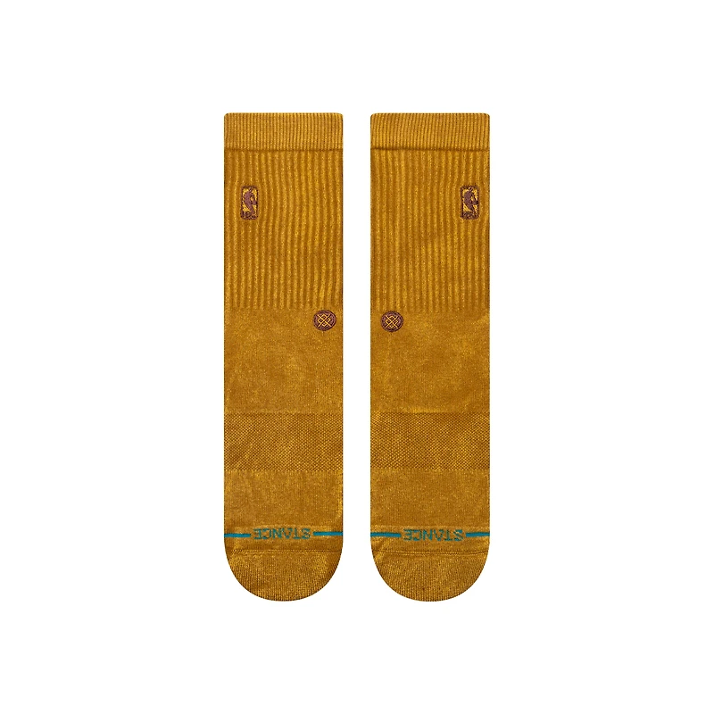 Chaussettes unisexes Stance Gold NBA Logoman Crew