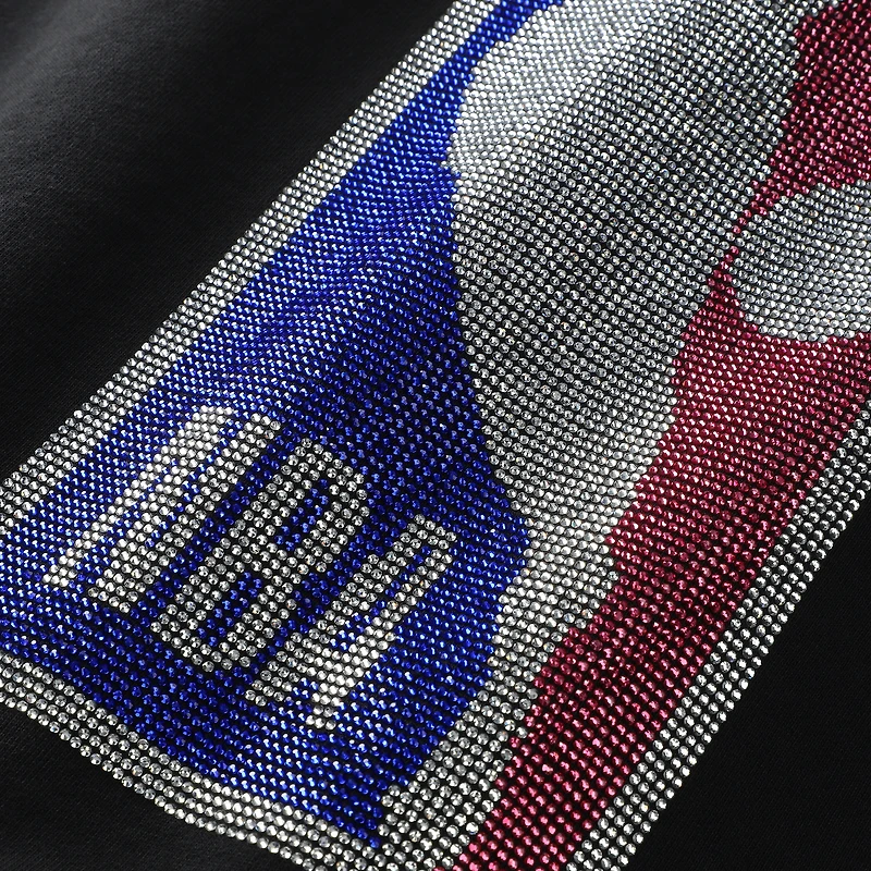 Sweat-shirt unisexe Terez Charcoal NBA oversize à logo en pierre précieuse