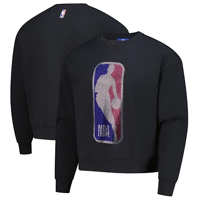 Unisex Terez Charcoal NBA Oversized Gemstone Logo Sweatshirt