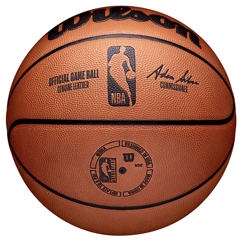 Ballon de basket officiel Wilson NBA non signé