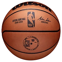 Ballon de basket officiel Wilson NBA non signé