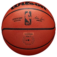 Ballon de basket Wilson NBA Authentic Series pour intérieur/extérieur