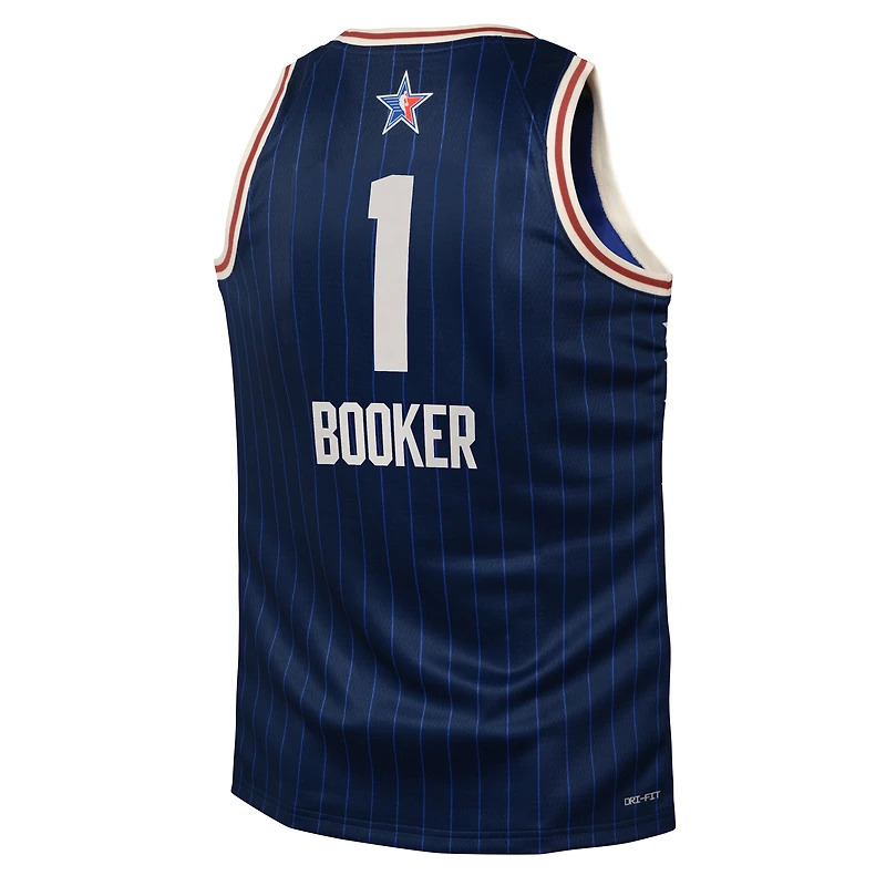 Youth Jordan Brand Devin Booker Navy 2024 NBA All-Star Game Swingman Jersey