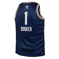 Youth Jordan Brand Devin Booker Navy 2024 NBA All-Star Game Swingman Jersey