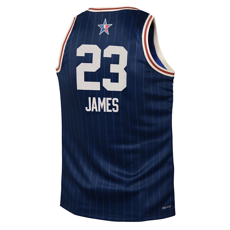 Youth Jordan Brand LeBron James Navy 2024 NBA All-Star Game Swingman Jersey