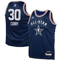 Youth Jordan Brand Stephen Curry Navy 2024 NBA All-Star Game Swingman Jersey