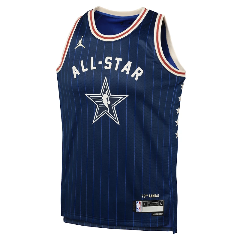 Youth Jordan Brand Stephen Curry Navy 2024 NBA All-Star Game Swingman Jersey