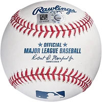 Aaron Hicks Los Angeles Angels Autographed Baseball with "A-A Ron" Inscription