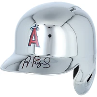 Albert Pujols Los Angeles Angels Autographed Alternate Chrome Mini Batting Helmet